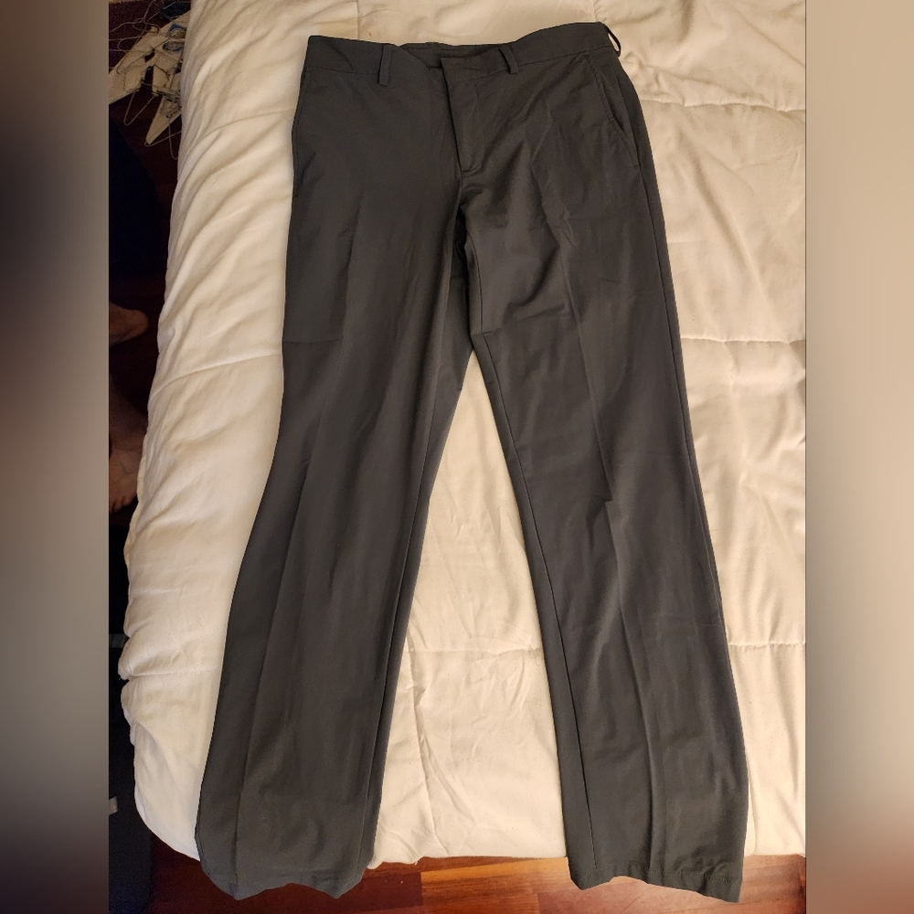 Men's Gray Dress Pants - Nordstrom Tech Smart Slim Fit 30W